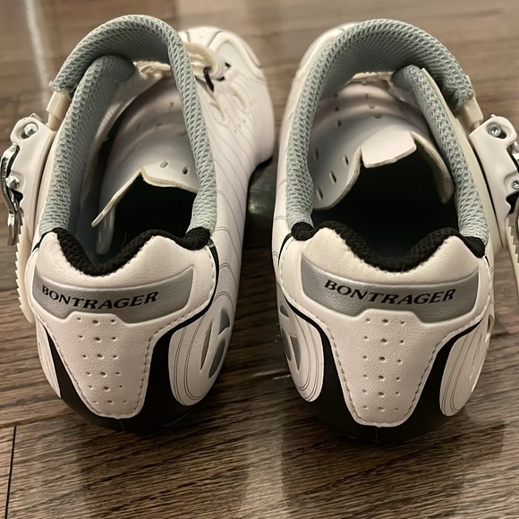 Bontrager Hilo Inform Road Cycling Shoes Women's 5.5 White Teal Black - Picture 2 of 6